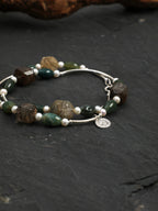 SENLORE Thousand-layer Phantom Free-form Necklace – Front View