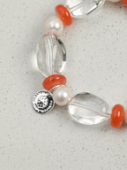 SENLORE Clear Quartz South Red Agate Bracelet – Lifestyle Shot