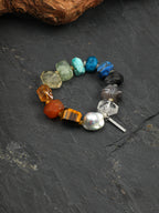 SENLORE Colorful Freeform Rainbow Bracelet – Lifestyle Shot