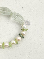 SENLORE Green Crystal Pearl Bracelet – Lifestyle Shot