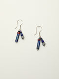 Lapis Lazuli Crystal Earrings — lapis lazuli & crystal & S925 Sterling Silver | SENLORE