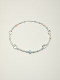 SENLORE Sky Blue Pearl Necklace – Lifestyle Shot