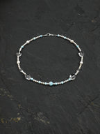 SENLORE Sky Blue Pearl Necklace – Lifestyle Shot