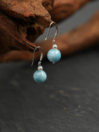 SENLORE Larimar Pearl Earrings – Side View