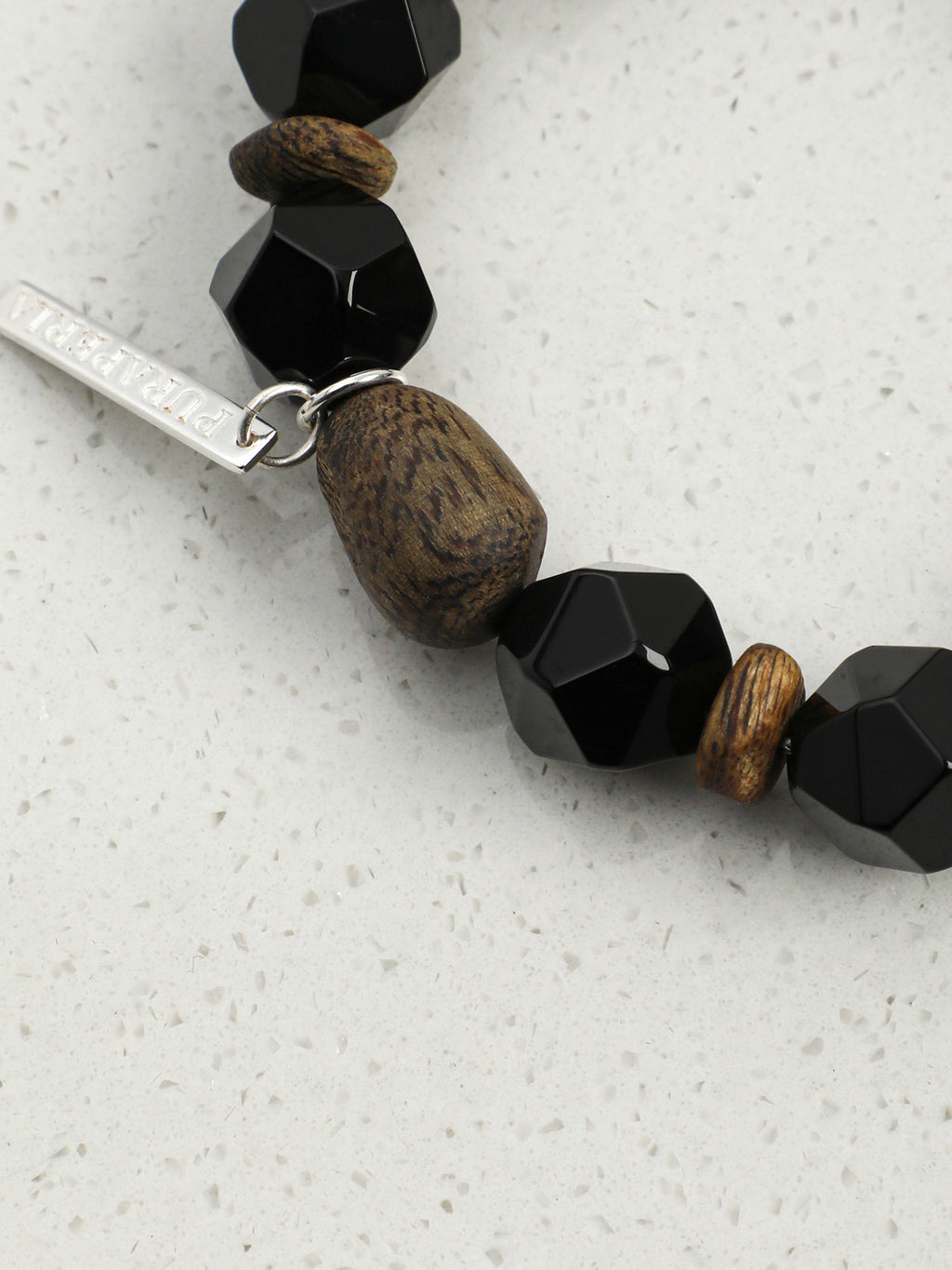 SENLORE Black Onyx Larimar Bracelet – Lifestyle Shot