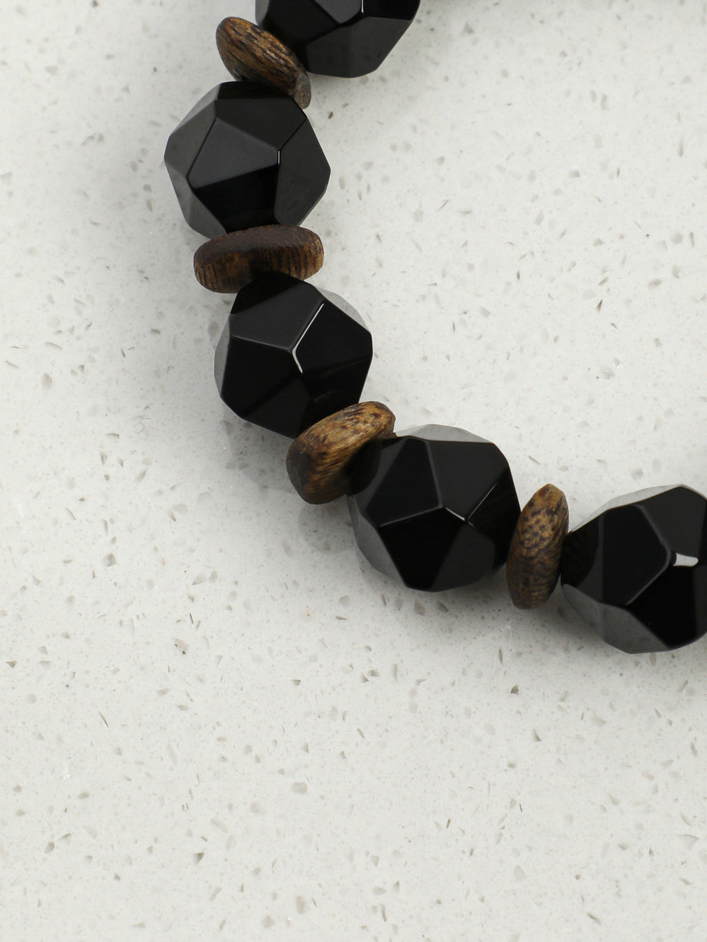 SENLORE Black Onyx Larimar Bracelet – Lifestyle Shot