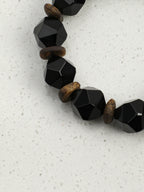 SENLORE Black Onyx Larimar Bracelet – Lifestyle Shot