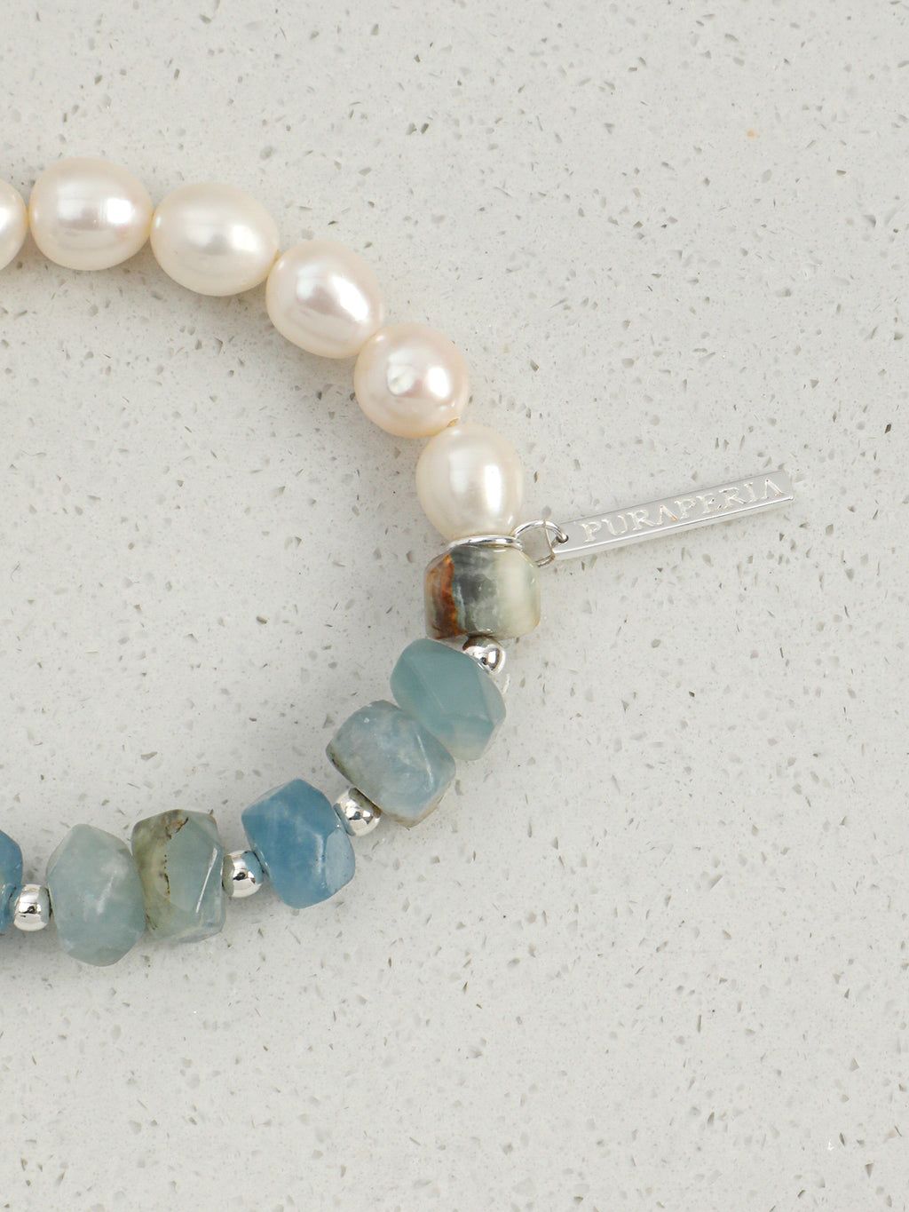 SENLORE Blue Ocean Pearl Bracelet – Lifestyle Shot