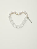 SENLORE Twisted Crystal Pearl Bracelet – Detail Close-up
