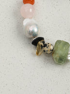 SENLORE Green Forest Crystal Pearl Bracelet – Lifestyle Shot