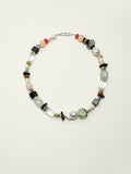 SENLORE Colorful Natural Baroque Crystal Necklace – Detail Close-up