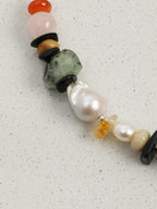 SENLORE Colorful Natural Baroque Crystal Necklace – Lifestyle Shot