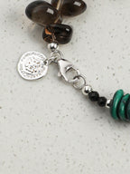 SENLORE Malachite Smoky Quartz Pearl Bracelet – Lifestyle Shot