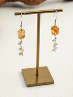 SENLORE Citrine Rice Bead Earrings – Lifestyle Shot
