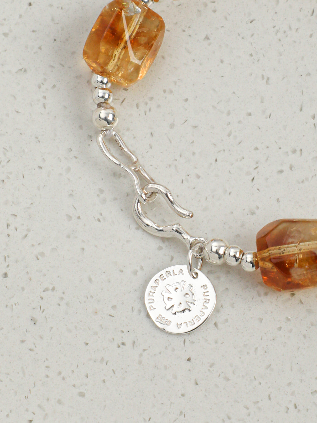 SENLORE Brazil Citrine Free-form Pearl Bracelet – Lifestyle Shot