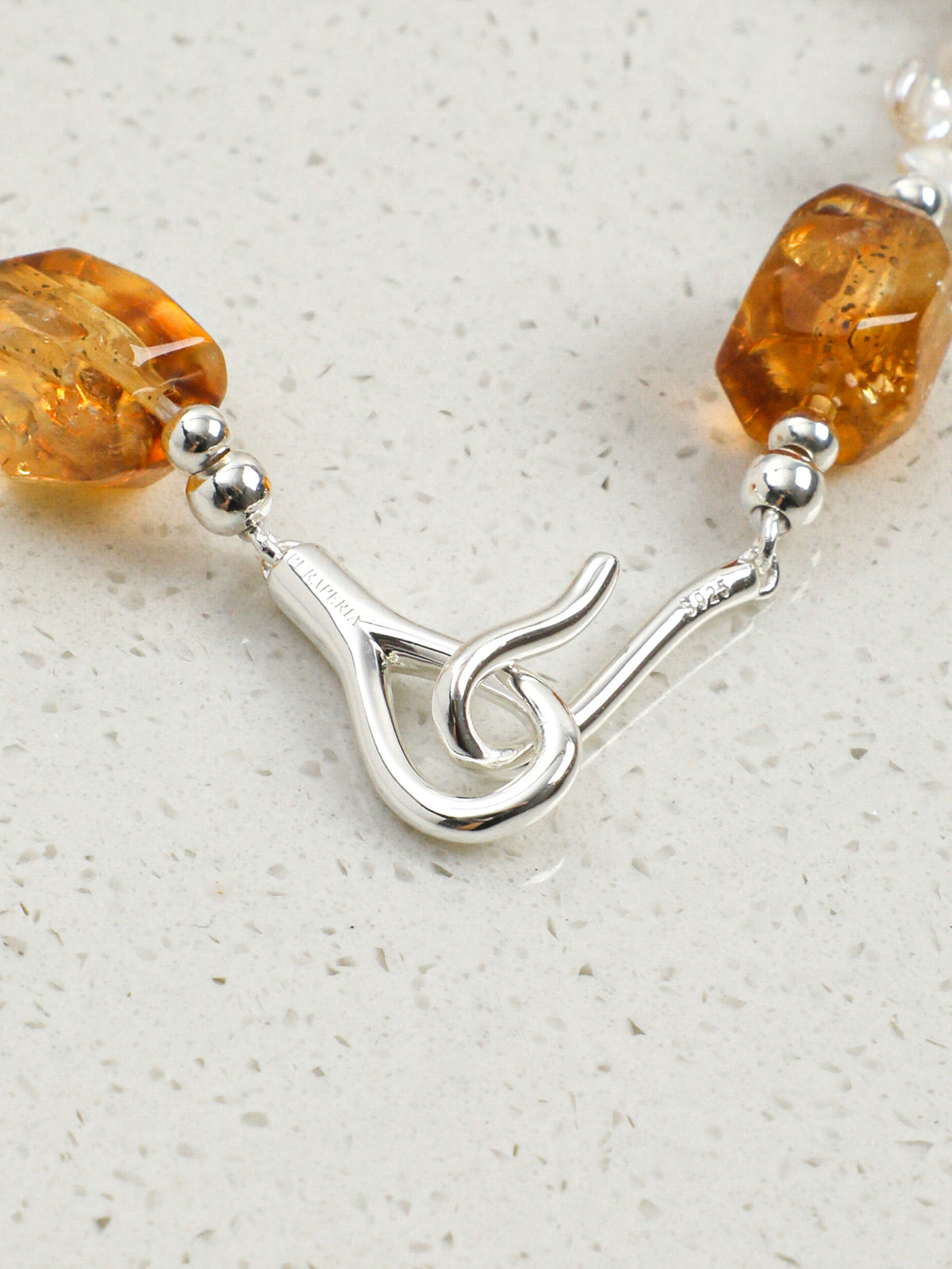 Brazilian Citrine Baroque Freeform Necklace