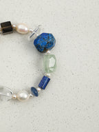SENLORE Blue Jasper Crystal Bracelet – Detail Close-up