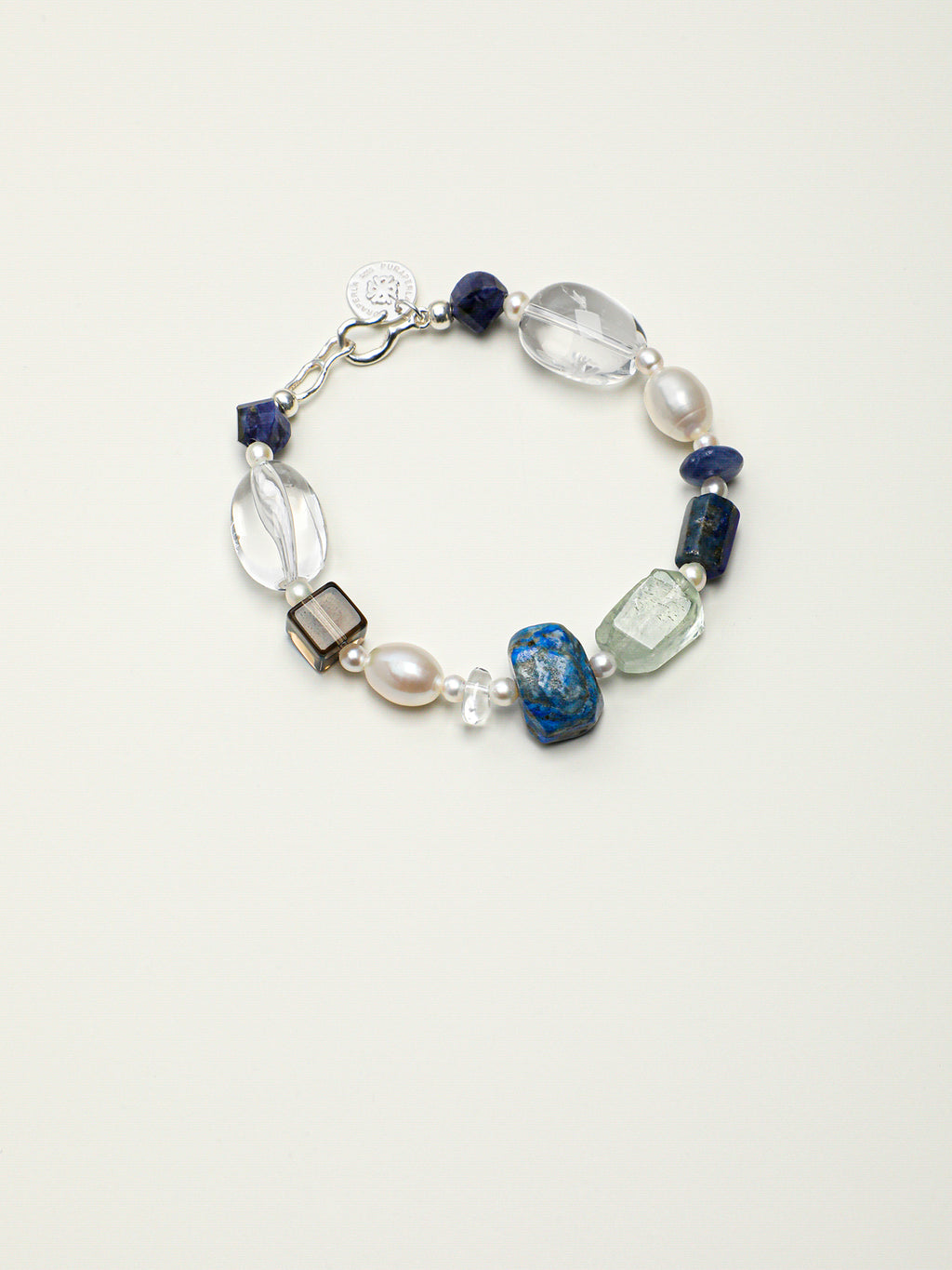 SENLORE Blue Jasper Crystal Bracelet – Front View