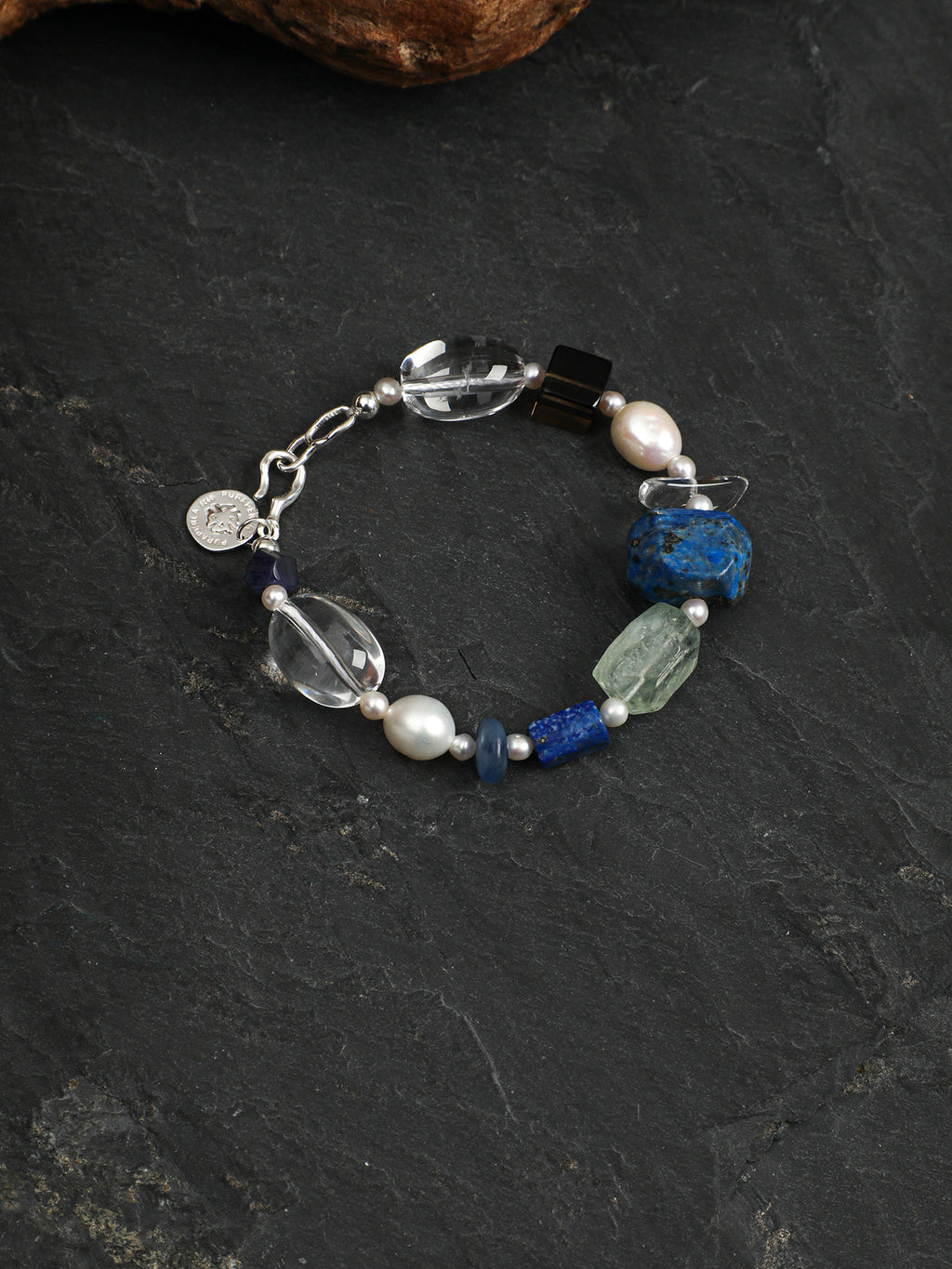 SENLORE Blue Jasper Crystal Bracelet – Lifestyle Shot
