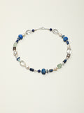 SENLORE Lapis Lazuli Crystal Freeform Necklace – Front View