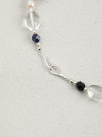 SENLORE Lapis Lazuli Crystal Freeform Necklace – Lifestyle Shot