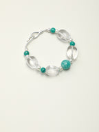 SENLORE Fresh Blue Crystal Bracelet – Front View