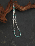 SENLORE Amazonite Crystal Pearl Necklace – Detail Close-up
