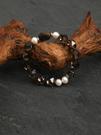 SENLORE Forest Wood Crystal Bracelet – Lifestyle Shot