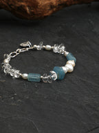 SENLORE Sky Blue Crystal Bracelet – Lifestyle Shot