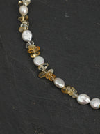 SENLORE Citrine Baroque Freeform Necklace – Lifestyle Shot