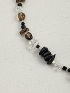 SENLORE Smoky Quartz Baroque Necklace – Side View
