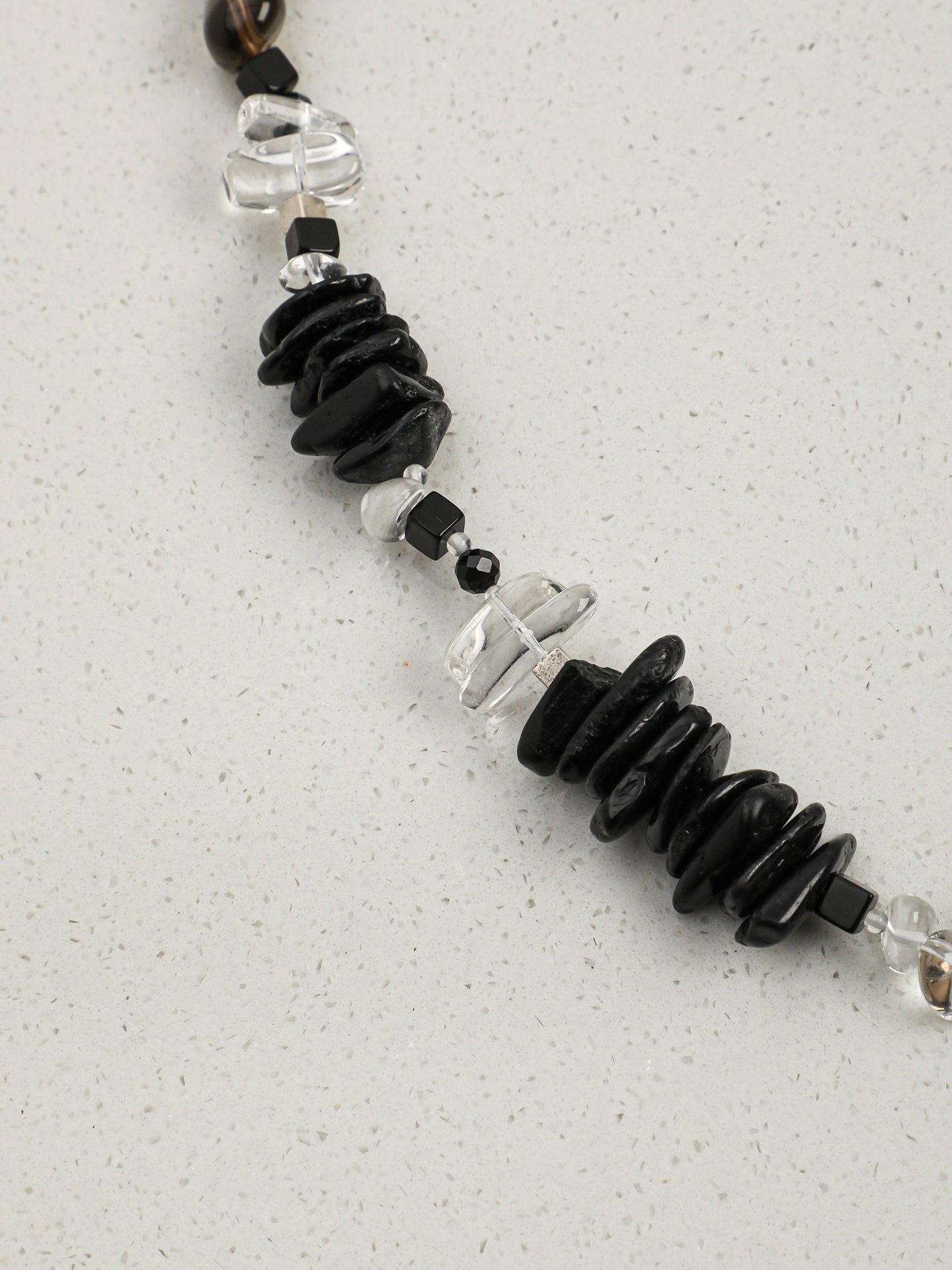 SENLORE Smoky Quartz Baroque Necklace – Lifestyle Shot