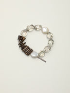SENLORE Freeform Crystal Baroque Bracelet – Front View