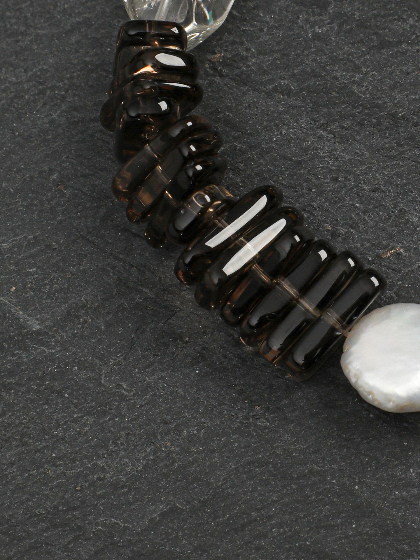 SENLORE Freeform Crystal Baroque Bracelet – Lifestyle Shot