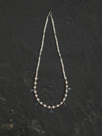 SENLORE Blue Love Crystal Pearl Necklace – Lifestyle Shot