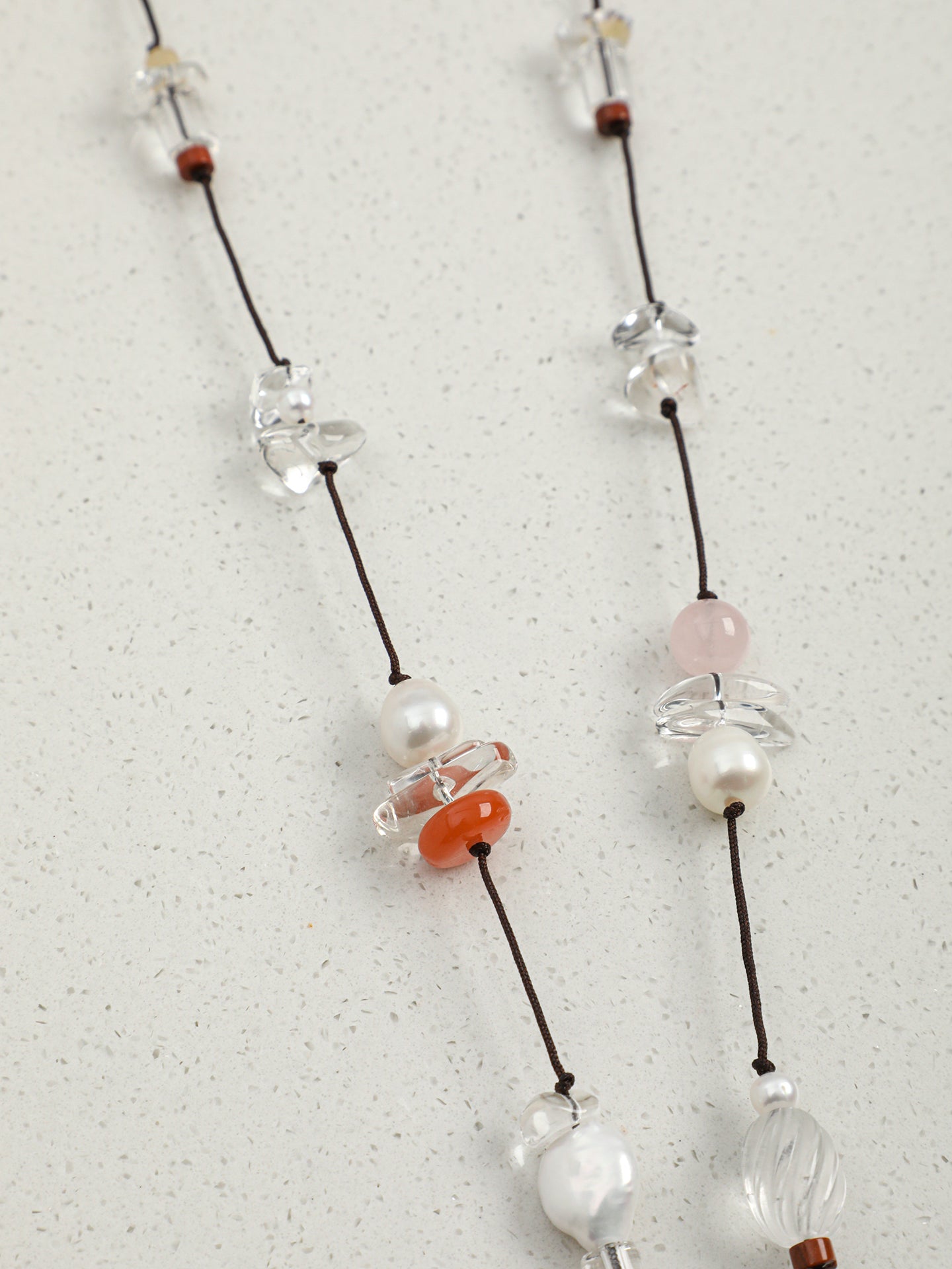 SENLORE Pure Crystal Lucky Gourd Necklace – Lifestyle Shot