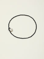 SENLORE Minimalist Black Tourmaline Baroque Necklace – Lifestyle Shot