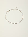 SENLORE Silver Scrap Baroque Pearl Necklace – Lifestyle Shot