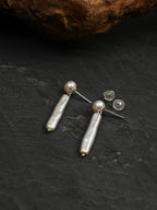 SENLORE Long Baroque Earrings – Front View