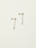 SENLORE Long Baroque Earrings – Detail Close-up