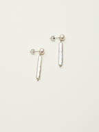 SENLORE Long Baroque Earrings – Detail Close-up