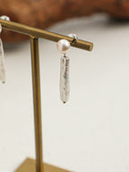 SENLORE Long Baroque Earrings – Lifestyle Shot