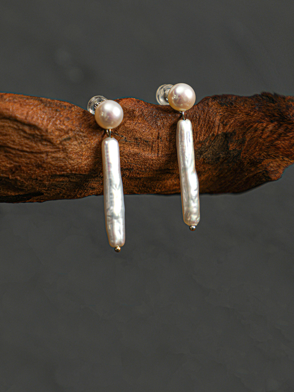 SENLORE Long Baroque Earrings – Lifestyle Shot