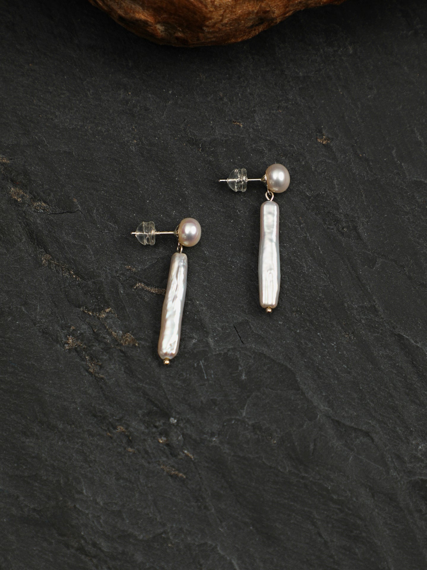 SENLORE Long Baroque Earrings – Lifestyle Shot