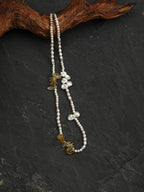 SENLORE Petal Crystal Bead Necklace – Lifestyle Shot