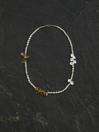 SENLORE Petal Crystal Bead Necklace – Lifestyle Shot