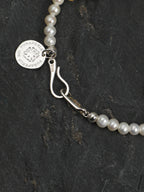 Petal Crystal Baroque Bracelet — seed pearls, petal bead, center-drilled long-tusk citrine | SENLORE