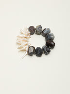 Persian Agate & Baroque Pearl Bracelet — Persian Agate, Baroque Pearl & Sterling Silver | SENLORE