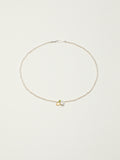 SENLORE Morning Glory Flower Pearl Necklace – Front View