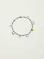 Colorful Mood Crystal Bracelet — topaz teardrop, faceted ametrine teardrop, faceted peridot teardrop | SENLORE